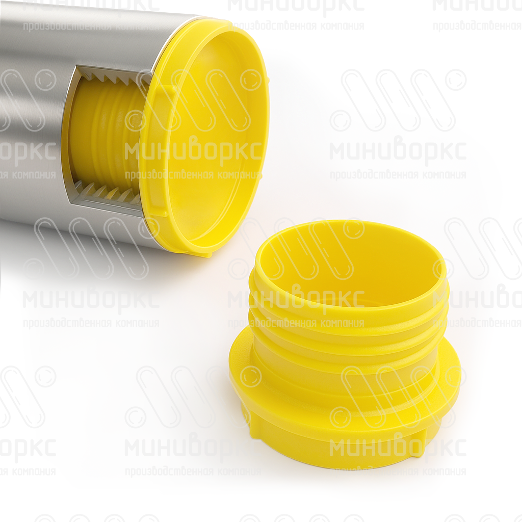Колпачок пластиковый для защиты внутренней резьбы М16х1.5, цвет желтый – TFUGM16x1,5 - 6