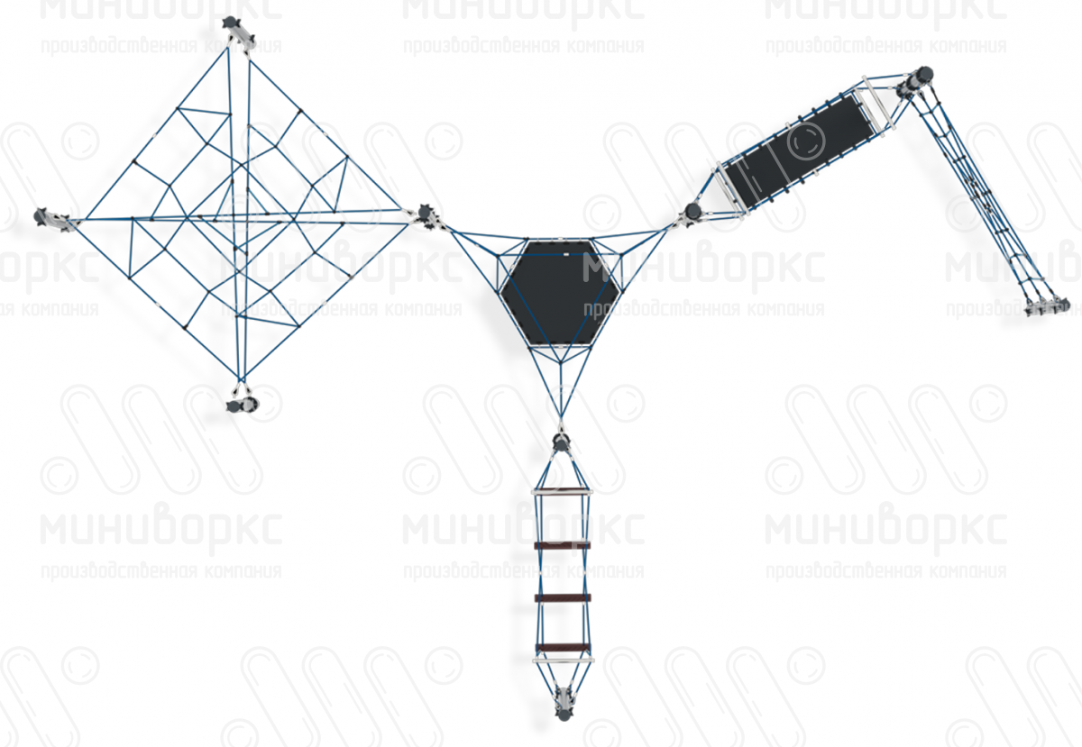 Канатные полосы препятствий – M-0004.20-g2 | картинка 2