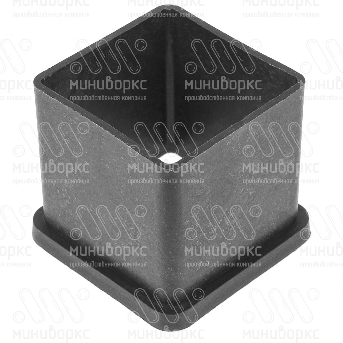 Переходник пластиковый для труб с 50х50 на 40х40, цвет черный – ПР40-50ЧП - 3