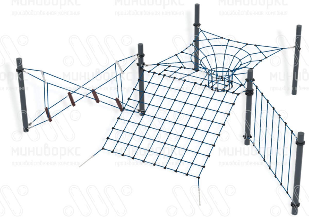 Канатные полосы препятствий – M-0003.20-g2 | картинка 1