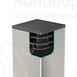 Заглушки квадратные для труб 60x60 – 110318402N | картинка 4