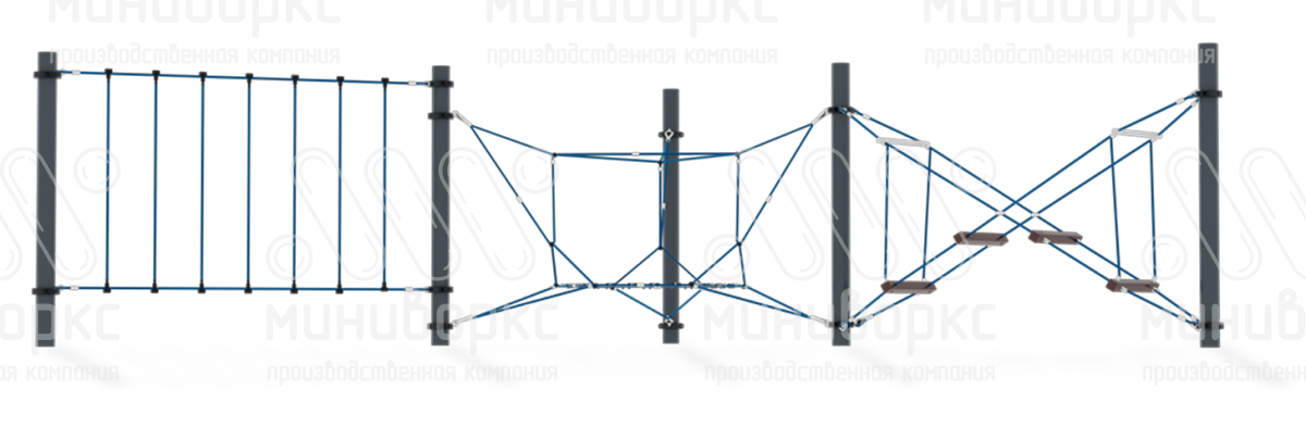 Канатные полосы препятствий – M-0001.20-4w | картинка 3