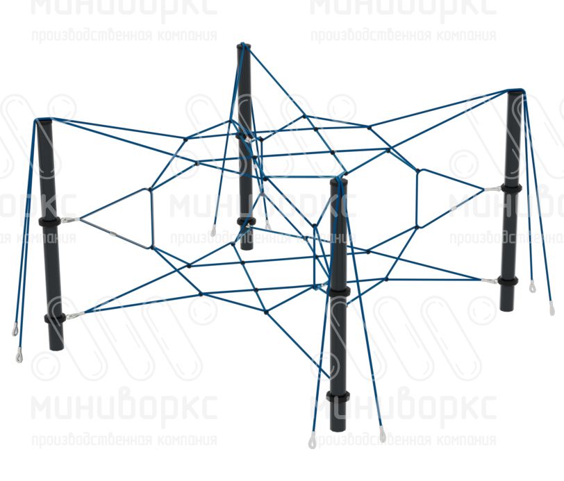 Канатные пространственные сетки – Q-0764.20-4w | картинка 1
